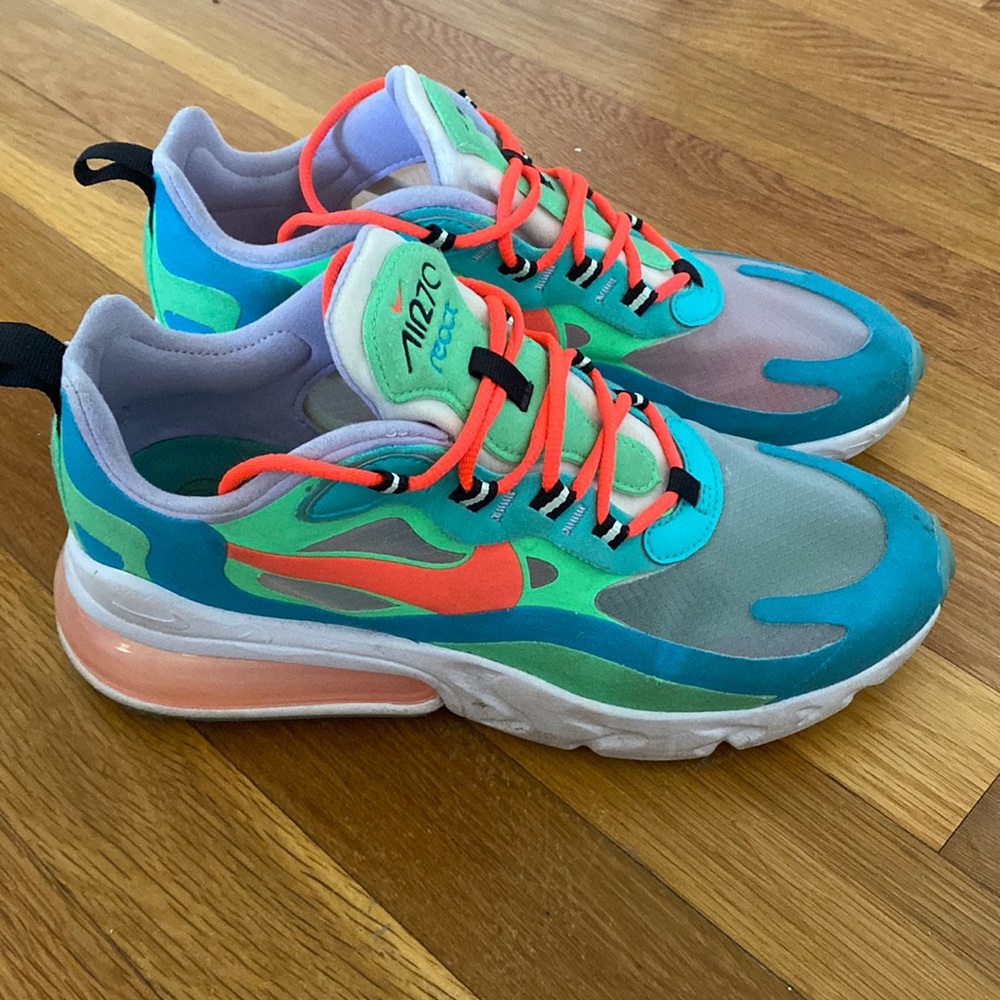 Nike air max react, multi color size 8